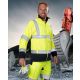 Bluza polarowa ostrzegawcza z elementami odblaskowymi HiViz Ref401 Ardon kolor żółty - 3